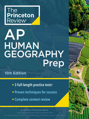 cover image of Princeton Review AP Human Geography Prep, 1